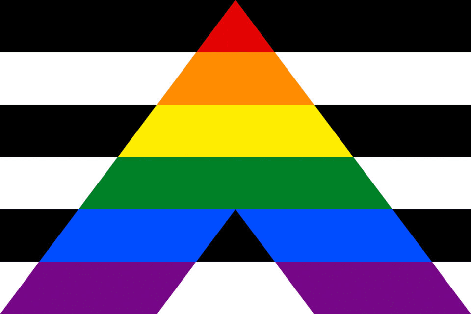 Straight Ally flag